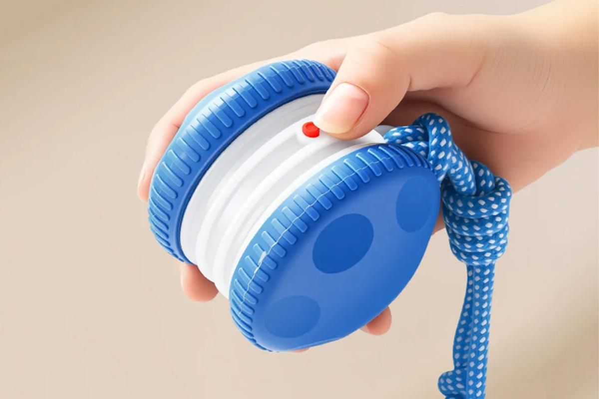 Interactive Pet Rolling Ball Toy Rechargeable Automatic Play Ball for Cats and Dogs - Blue - Image 4
