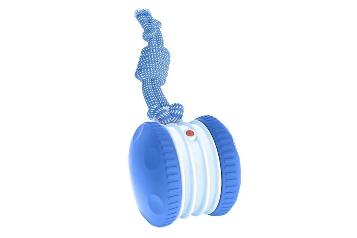 Interactive Pet Rolling Ball Toy Rechargeable Automatic Play Ball for Cats and Dogs - Blue - Image 7