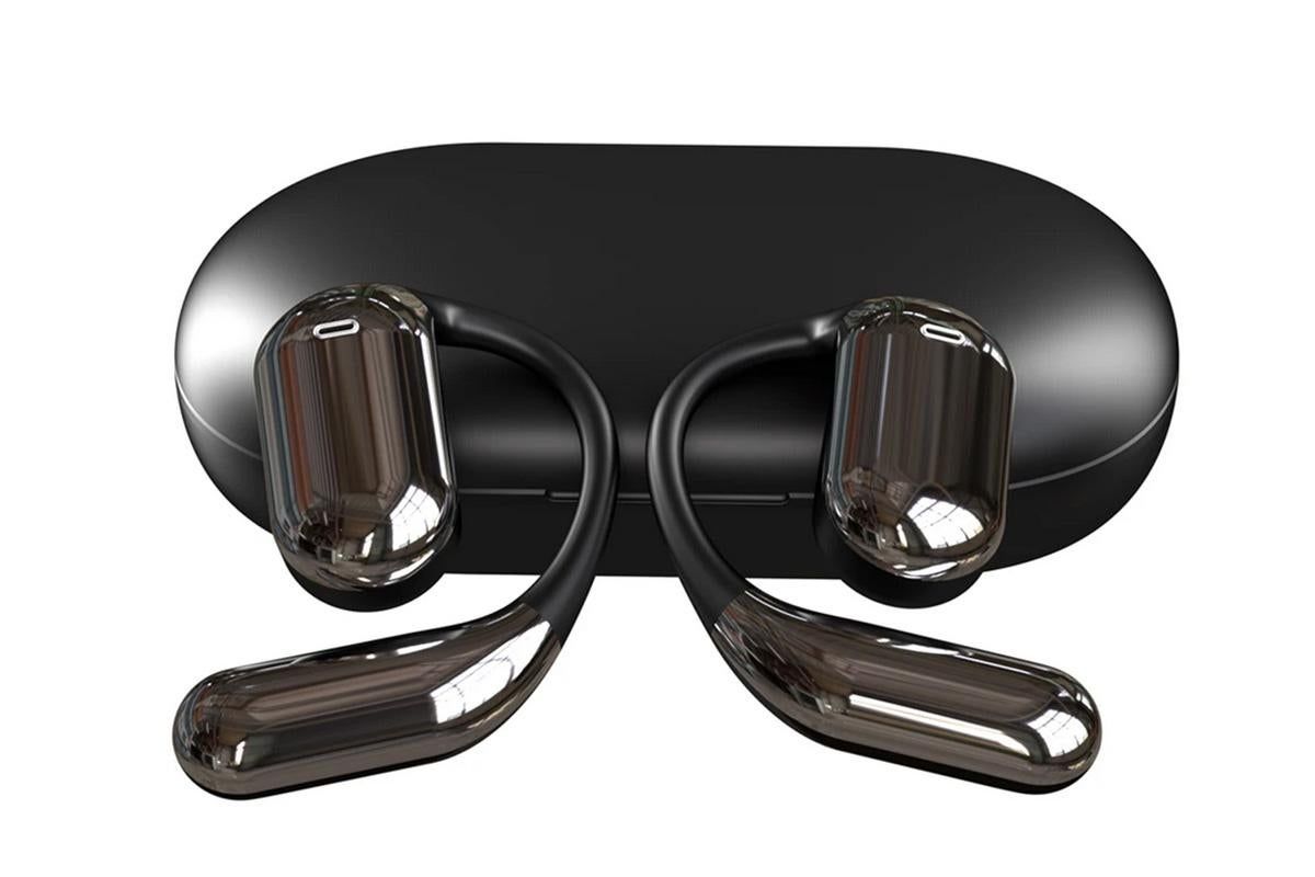 Real-Time AI Translation Earbuds Wireless Headphones for Travel Meetings Learning - Black - Image 2
