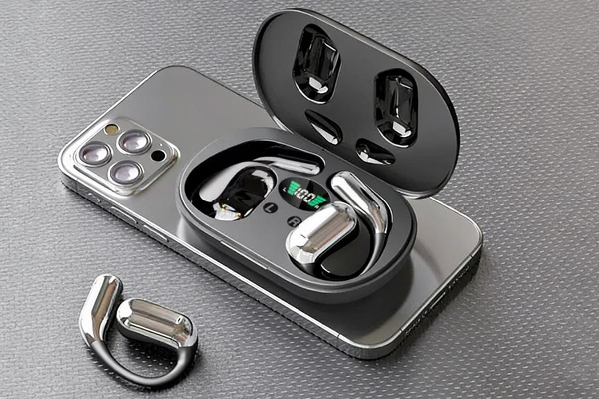Real-Time AI Translation Earbuds Wireless Headphones for Travel Meetings Learning - Black - Image 6