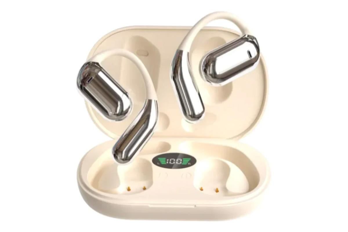 Real-Time AI Translation Earbuds Wireless Headphones for Travel Meetings Learning - Skin Tone - Image 2