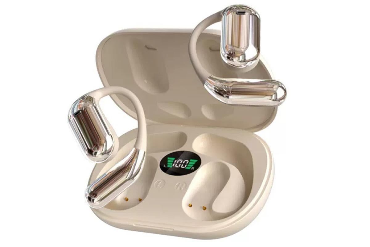 Real-Time AI Translation Earbuds Wireless Headphones for Travel Meetings Learning - Skin Tone - Image 6
