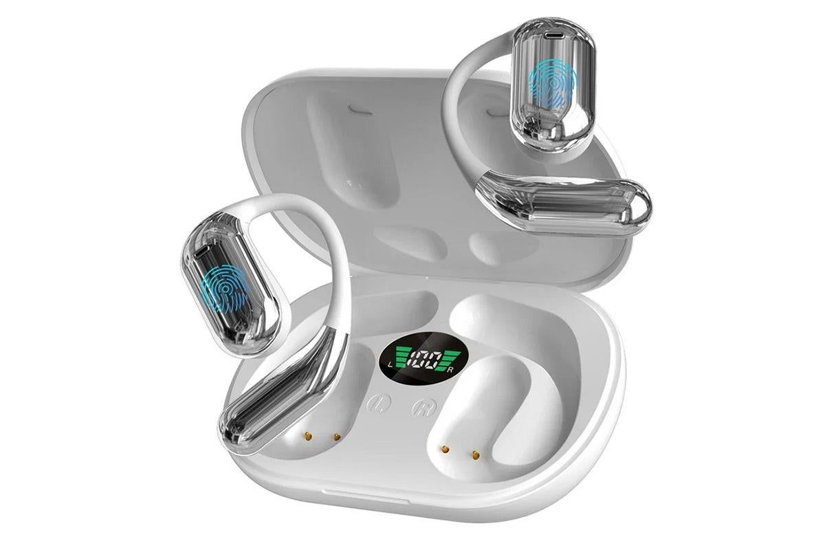 Real-Time AI Translation Earbuds Wireless Headphones for Travel Meetings Learning - White - Image 7