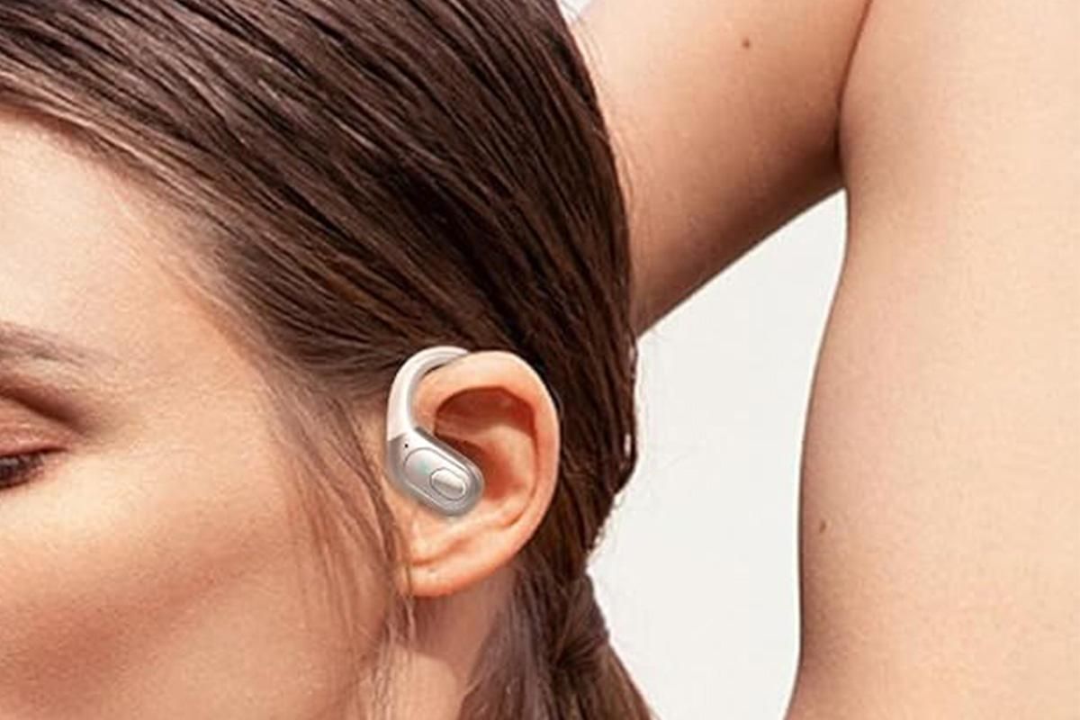 Wireless Bluetooth 5.4 Headphone Over Ear Bud IPX5 Waterproof Earphone for Sport Running - Rose Gold - Image 4