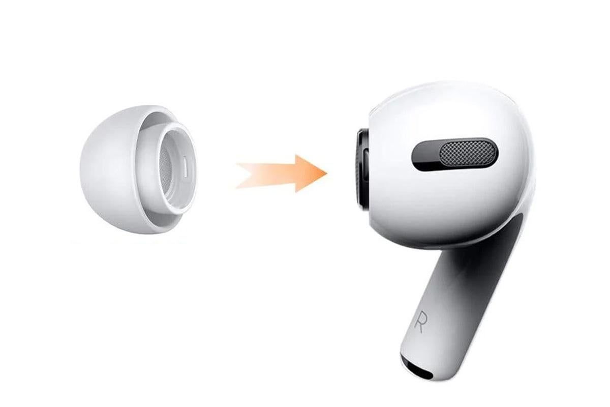 4 Pairs Replacement Ear Tips For AirPods Pro 2nd 1st Generation With Portable Storage Box - Image 2