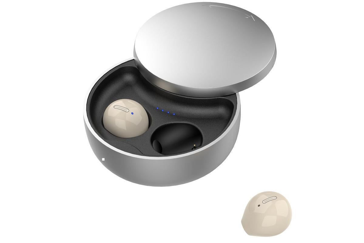 Sleep Earbuds for Side Sleepers Bluetooth Mini In-Ear Headphones for Rest - Skin Tone - Image 1