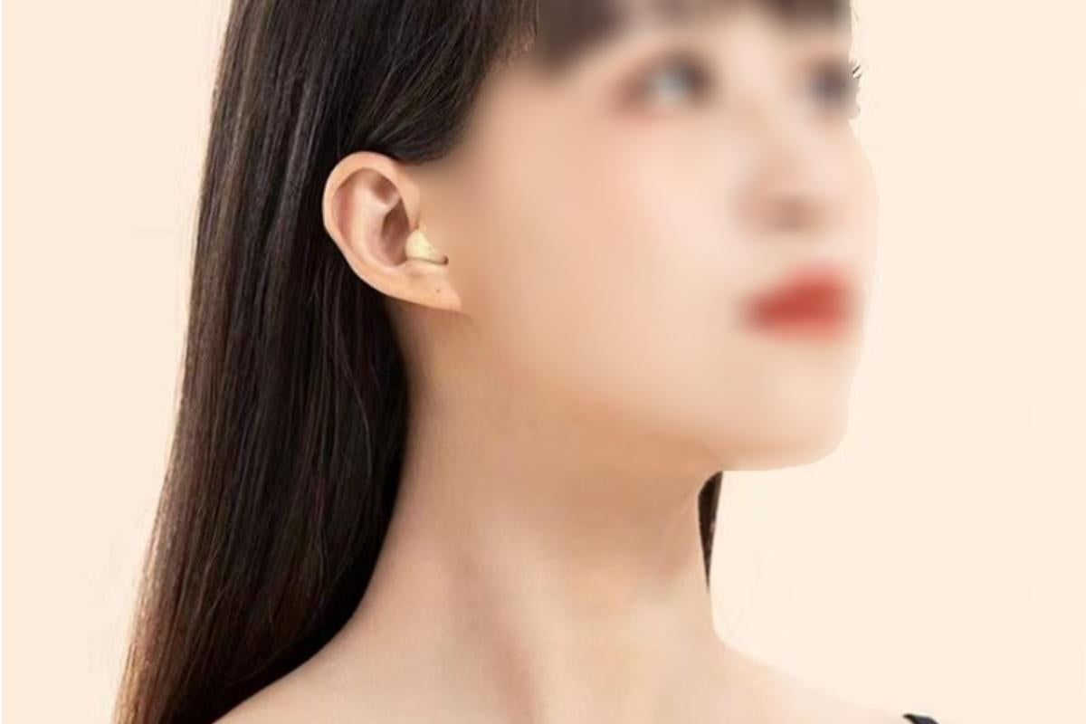 Sleep Earbuds for Side Sleepers Bluetooth Mini In-Ear Headphones for Rest - Skin Tone - Image 2