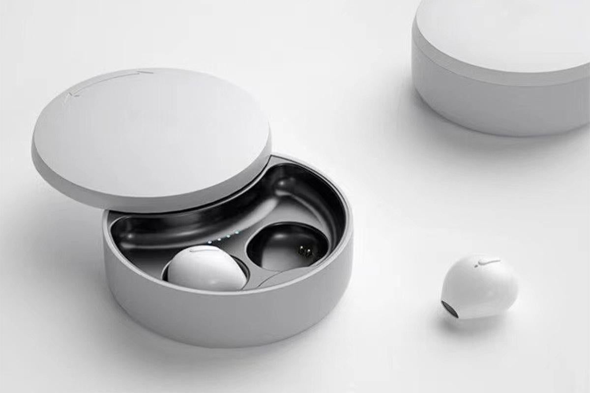 Sleep Earbuds for Side Sleepers Bluetooth Mini In-Ear Headphones for Rest - White - Image 3