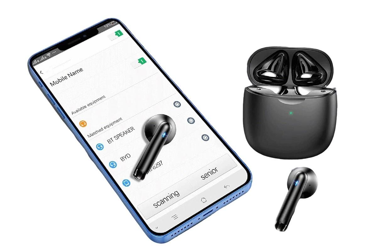 Wireless Earbuds Bluetooth 5.3 In-Ear Headphones with Noise Cancelling Mic IPX7 Waterproof Sports Earphones - Black - Image 4