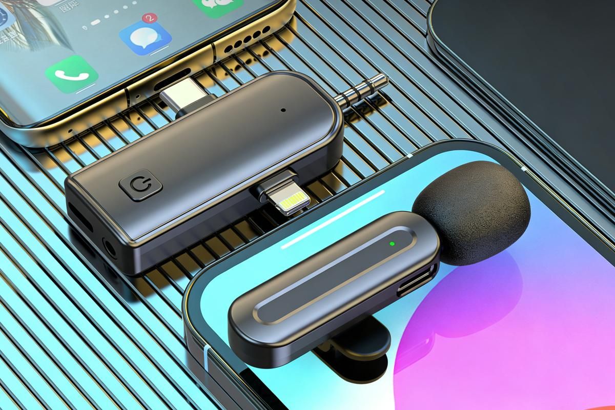 2.4G Wireless Lavalier Microphones for iPhone Android USB-C Lightning Plug Play - Image 2