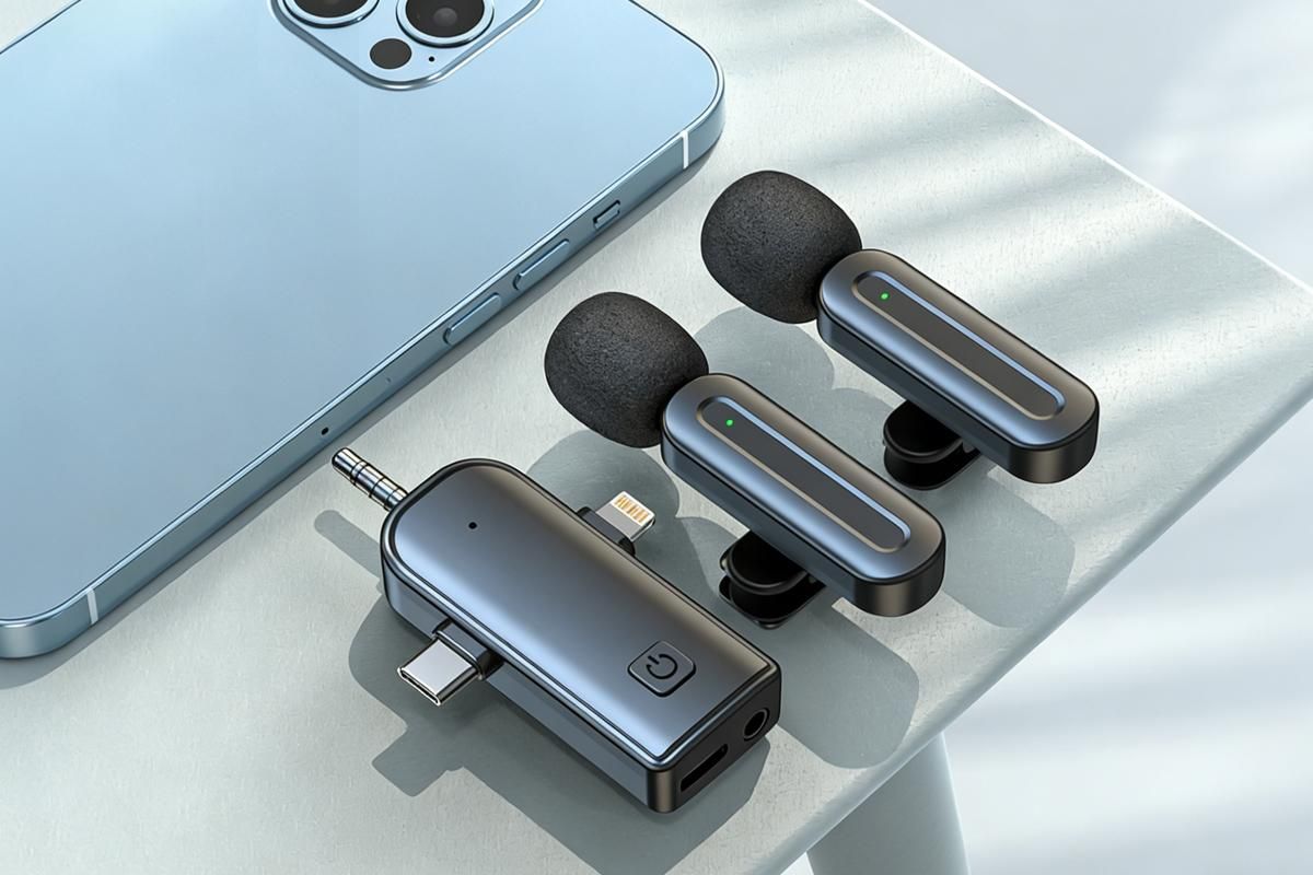 2.4G Wireless Lavalier Microphones for iPhone Android USB-C Lightning Plug Play - Image 5