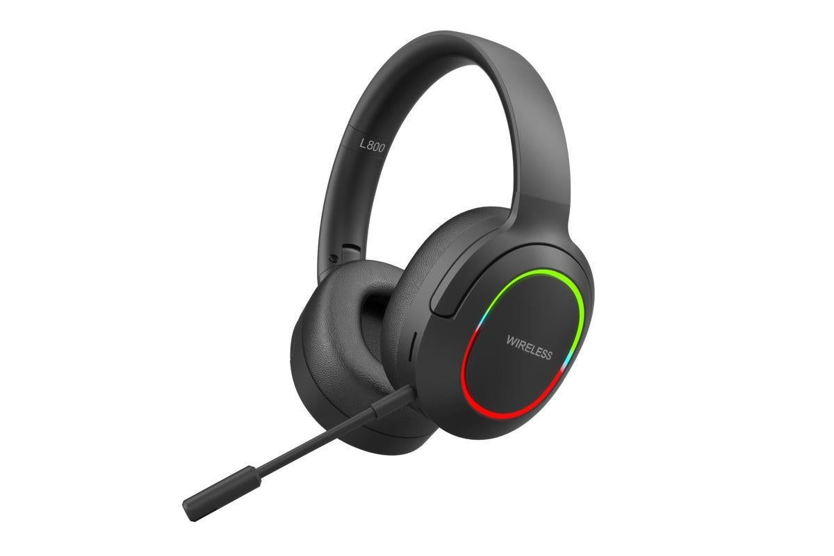 Wireless Gaming Headset Headphone with Microphone Volume - Black - Image 1