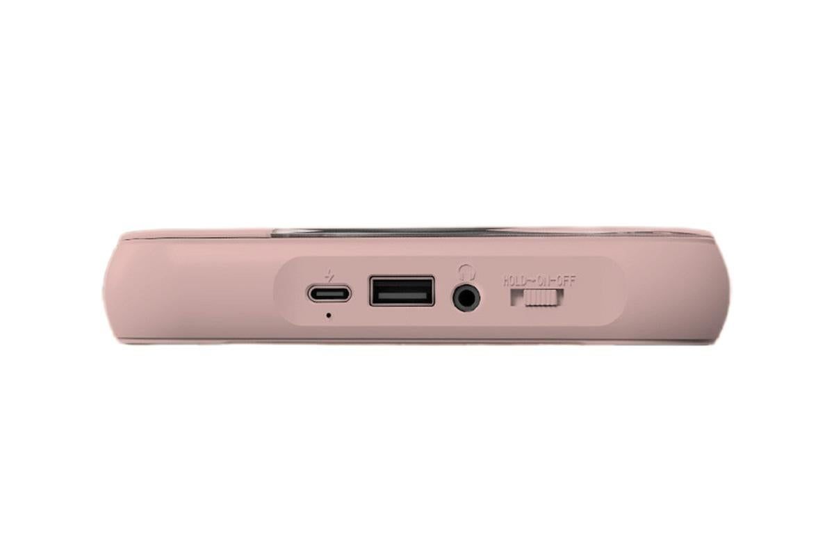 Portable CD Player Bluetooth 5.3 with HiFi Speakers Rechargeable Walkman Supports CD USB MP3 for Home - Pink - Image 3