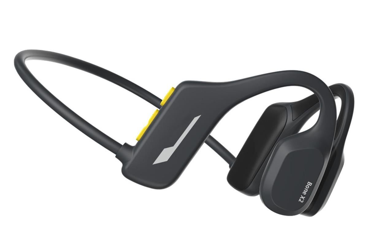 Bone Conduction Headphones Bluetooth Waterproof Sports Headset for Running Cycling Walking - Black - Image 2