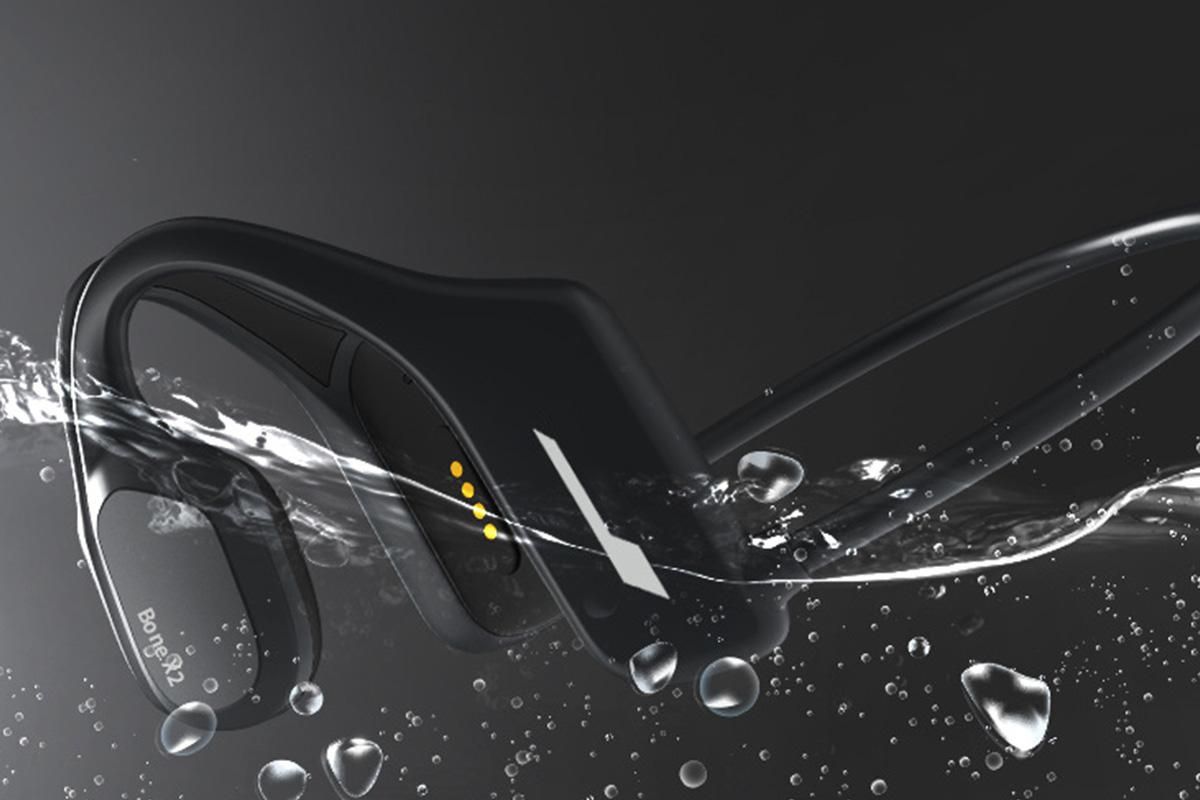 Bone Conduction Headphones Bluetooth Waterproof Sports Headset for Running Cycling Walking - Black - Image 4