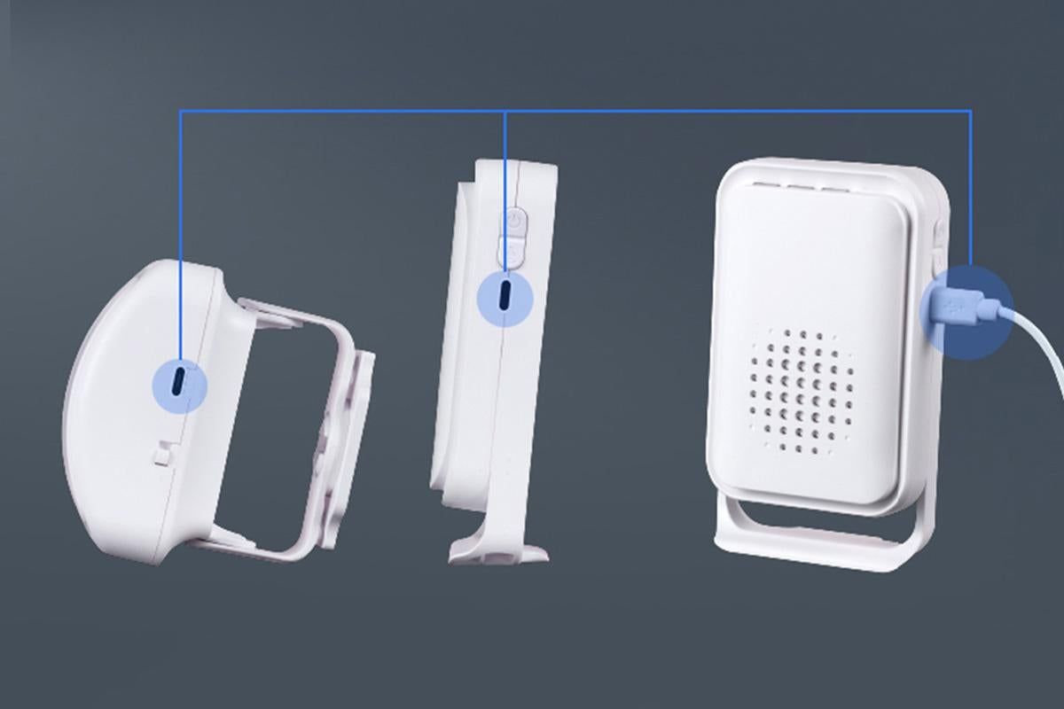 Wireless Motion Sensor Doorbell Door Chime Alarm Indoor for Business Caregiver Reminder - Image 5