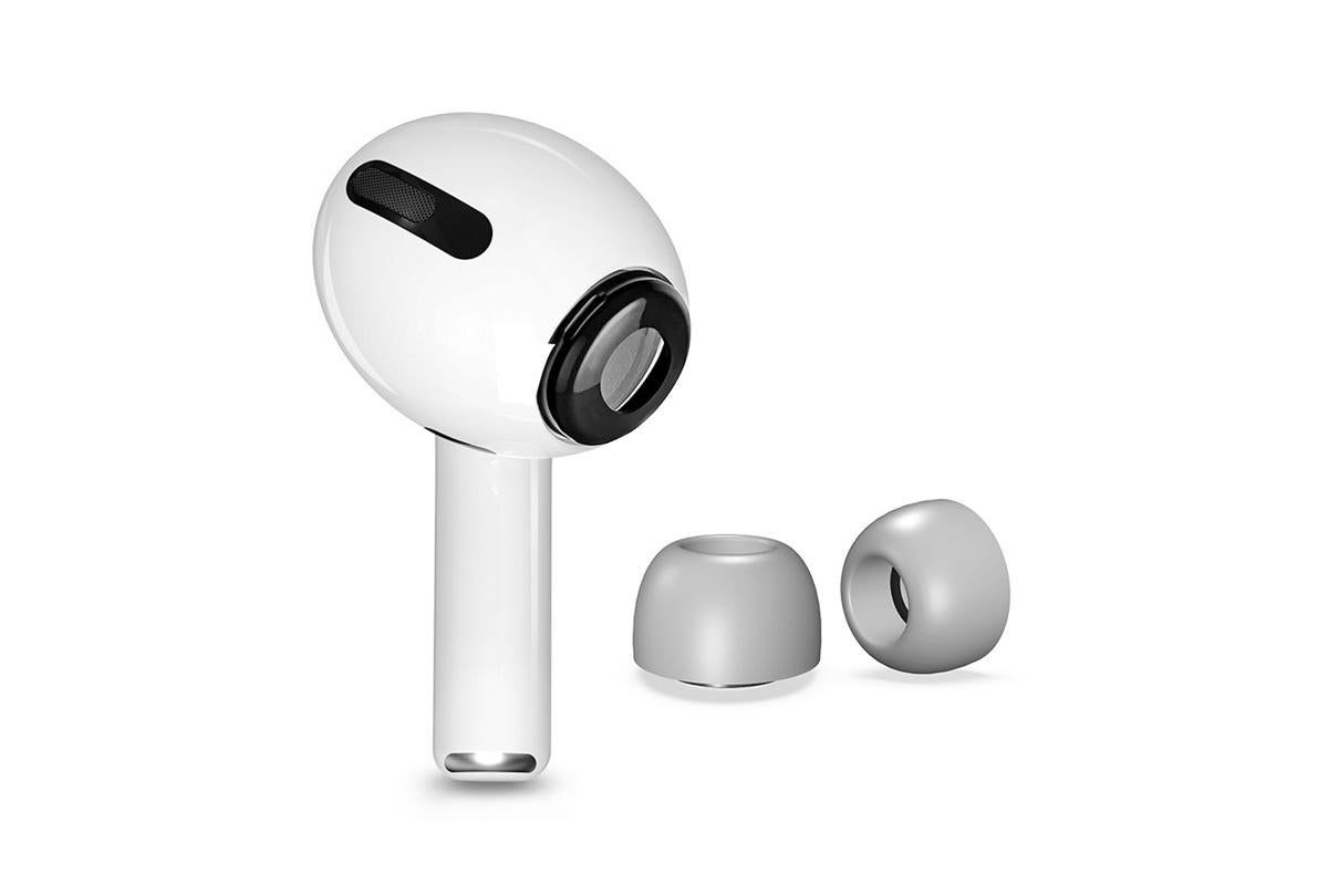 Replacement Ear Tips for AirPods Pro Memory Foam Ear Buds Anti-Slip Eartips with Portable Storage Box -Gray - Image 3