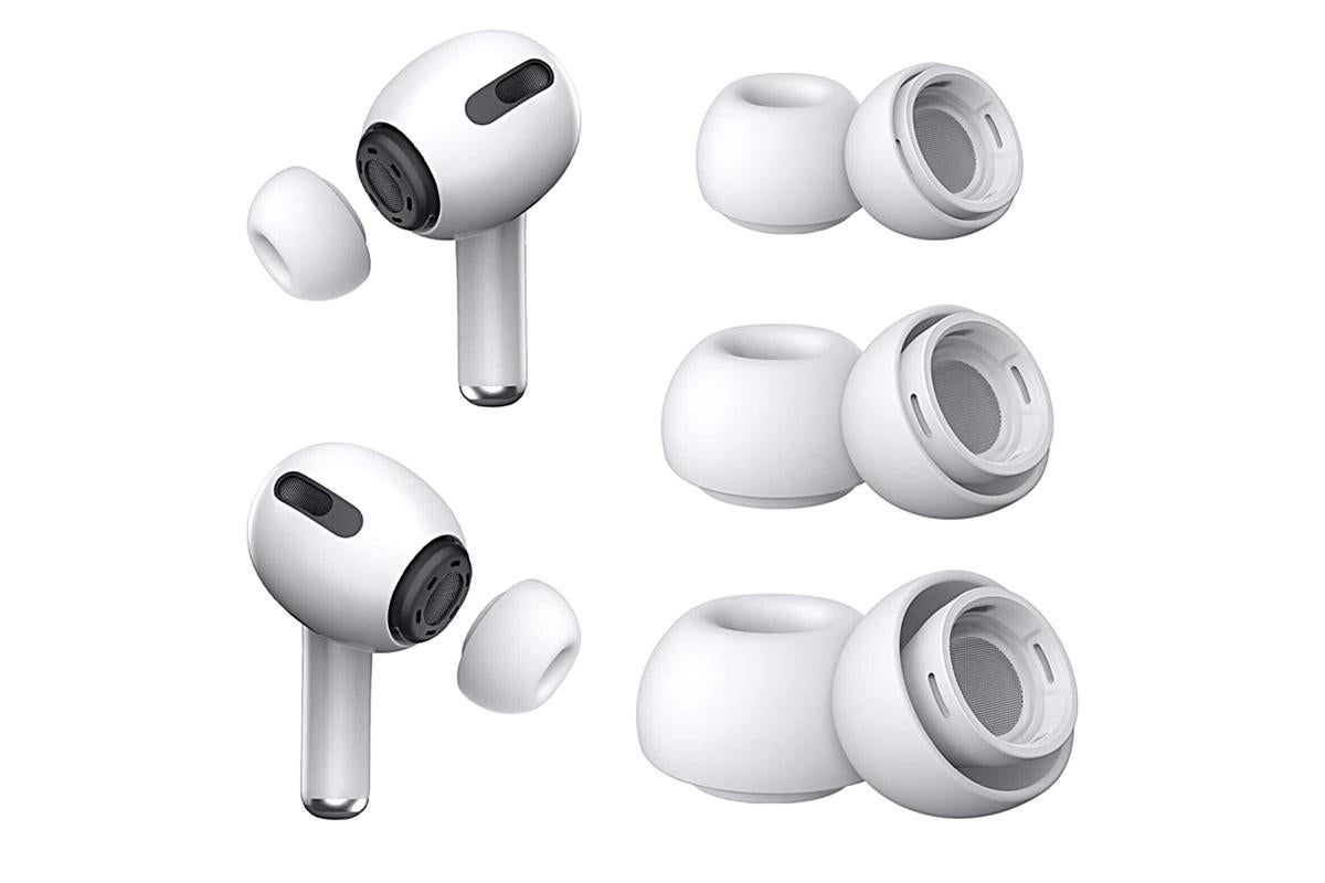 Replacement Ear Tips for AirPods Pro Memory Foam Ear Buds Anti-Slip Eartips with Portable Storage Box -Gray - Image 7