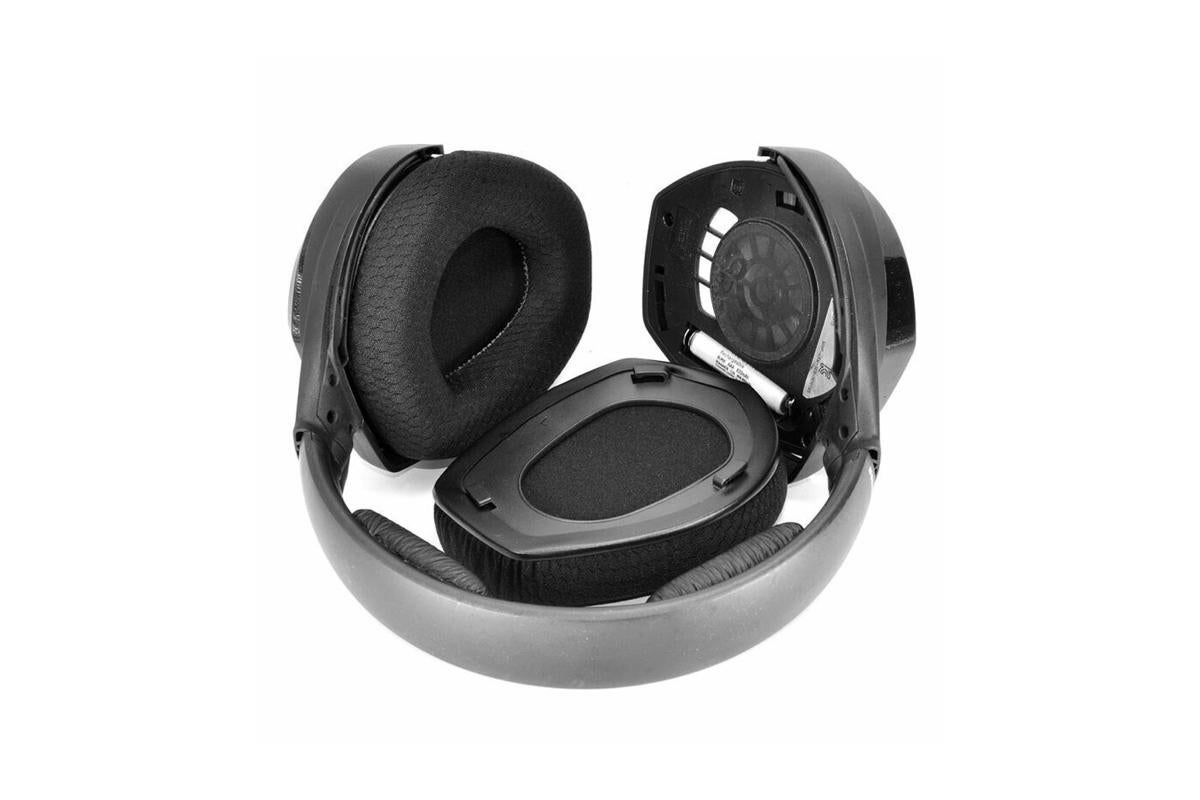 Replacement Ear Pads Cushions Mesh Cover For Sennheiser HDR RS165/175 -Protein Leather Style - Image 3