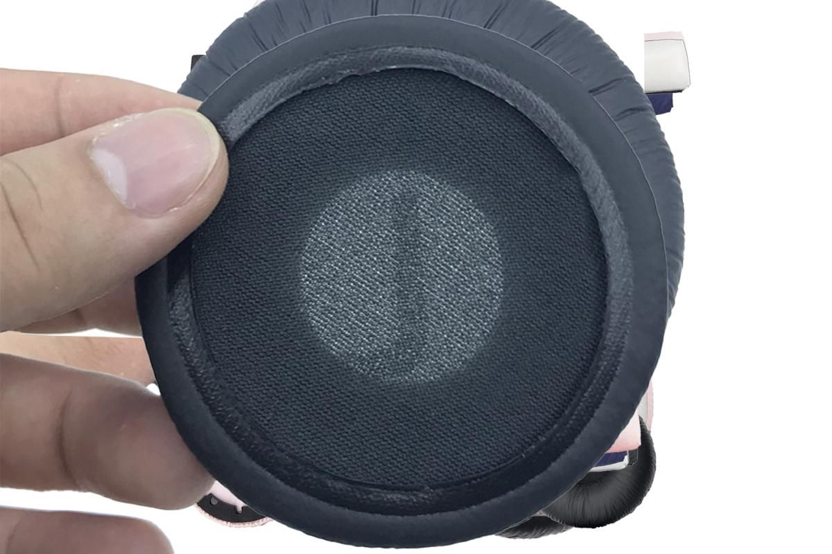 Ear Pads Cushion Cover Replacement Headband Replaceable Foam Headphone Cover for JBL Tune600BT T660NC T670NC Wireless Headphone Ear Pads Headphone Ear Pad Repair Parts -Black - Image 4