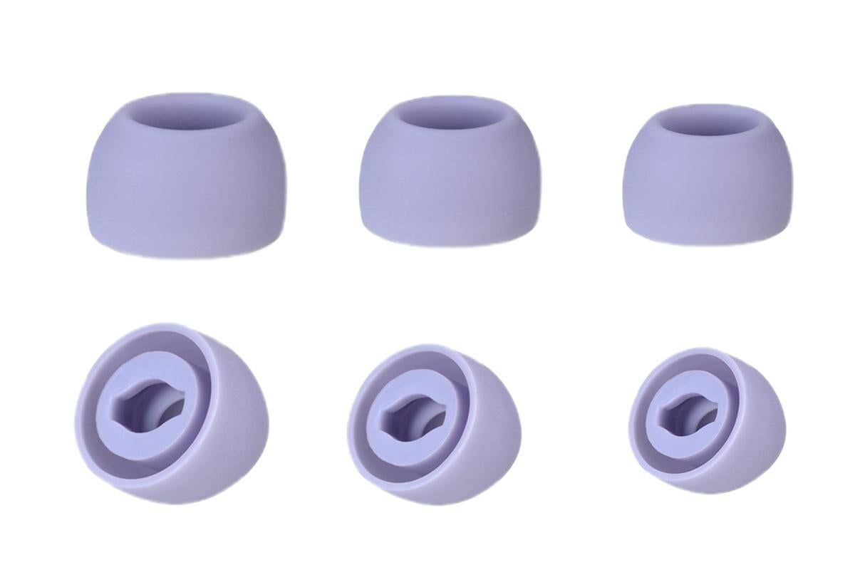 3-Pair Silicone Replacement Ear Tips for Samsung Galaxy Buds Pro - Purple - Image 2