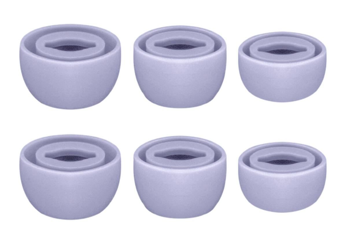 3-Pair Silicone Replacement Ear Tips for Samsung Galaxy Buds Pro - Purple - Image 3