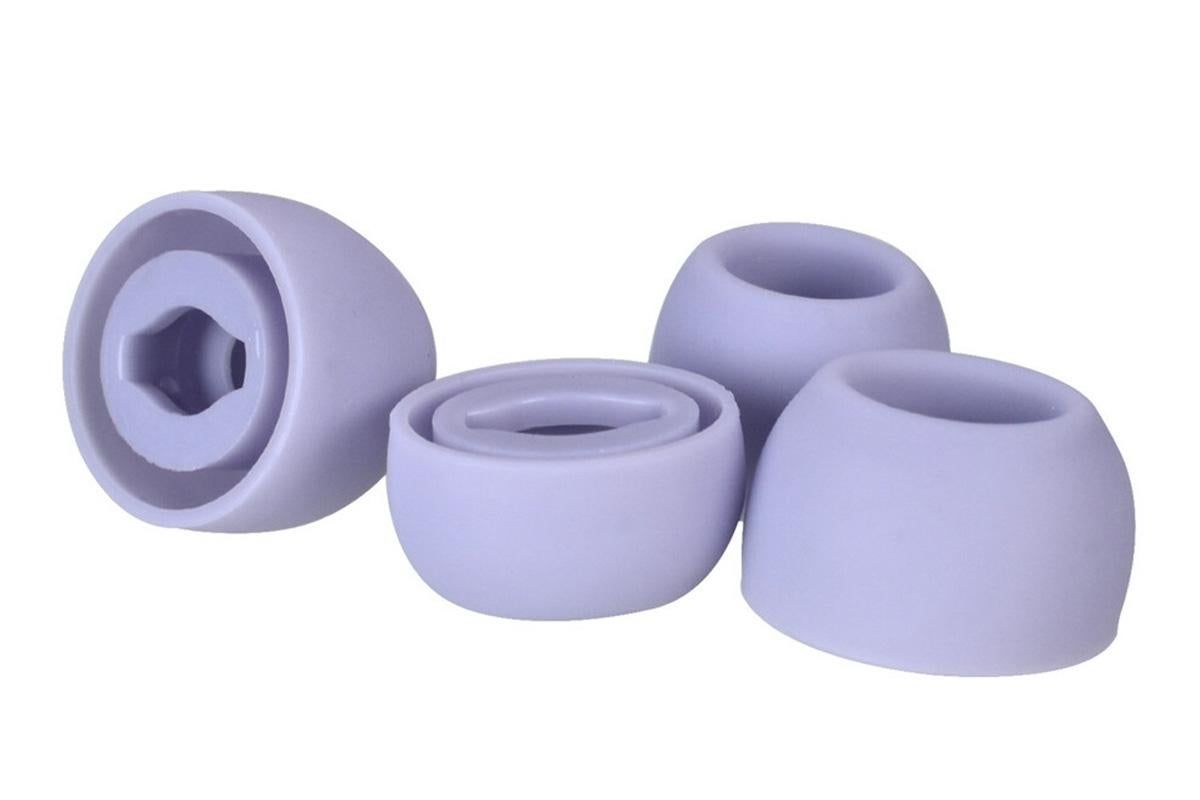 3-Pair Silicone Replacement Ear Tips for Samsung Galaxy Buds Pro - Purple - Image 4