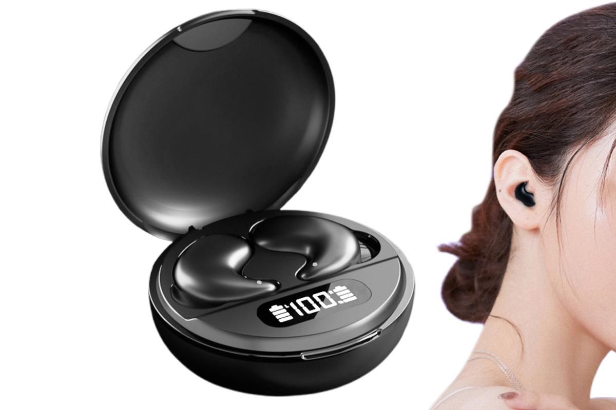Invisible Sleep Wireless Earbuds Bluetooth 5.3 In-Ear Headphones for Side Sleeping - Image 1