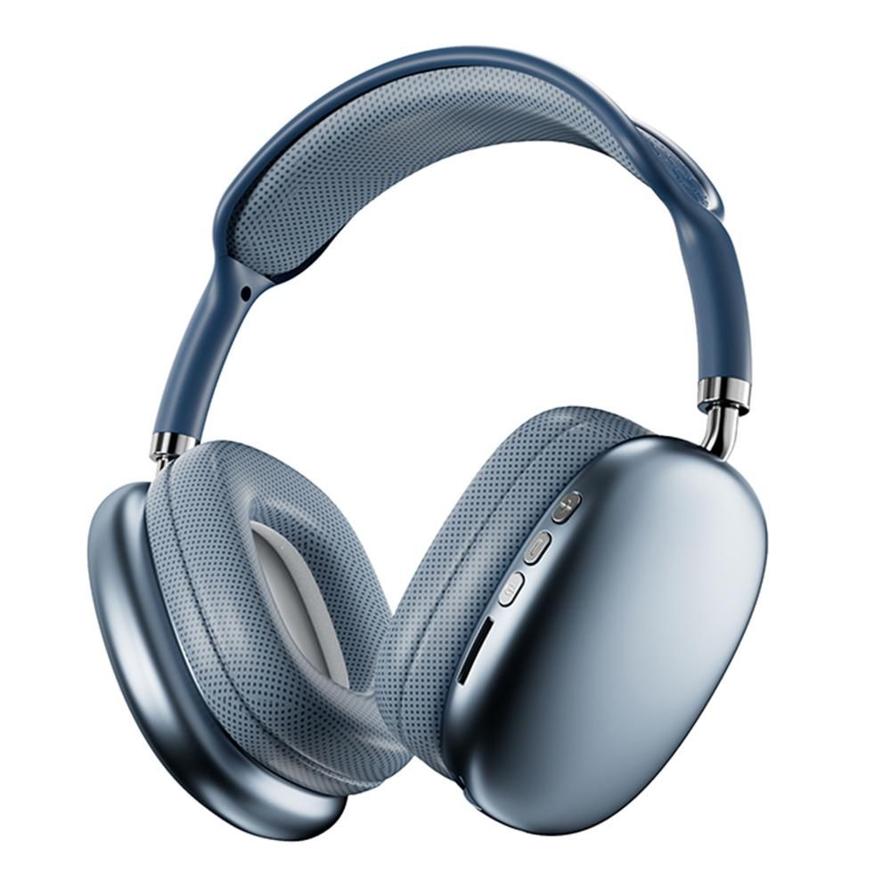 Wireless Bluetooth Over-Ear Headphones TWS Adjustable Earphones Headset Foldable Lightweight Headset for Home Office - Green - Image 2