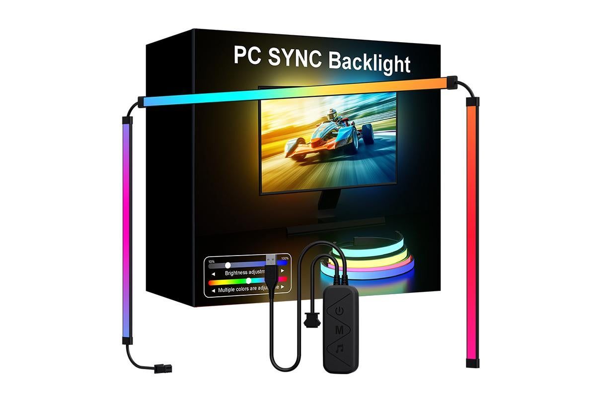 32 Inch RGB LED Monitor Backlight Strip Gaming Light for Computer Screen - Image 1