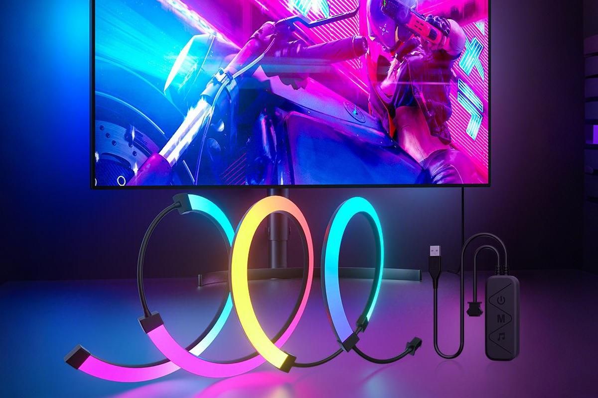 32 Inch RGB LED Monitor Backlight Strip Gaming Light for Computer Screen - Image 3