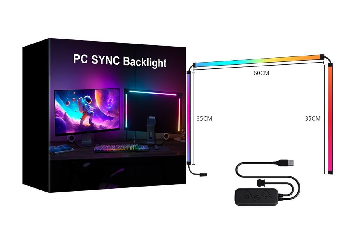 32 Inch RGB LED Monitor Backlight Strip Gaming Light for Computer Screen - Image 6