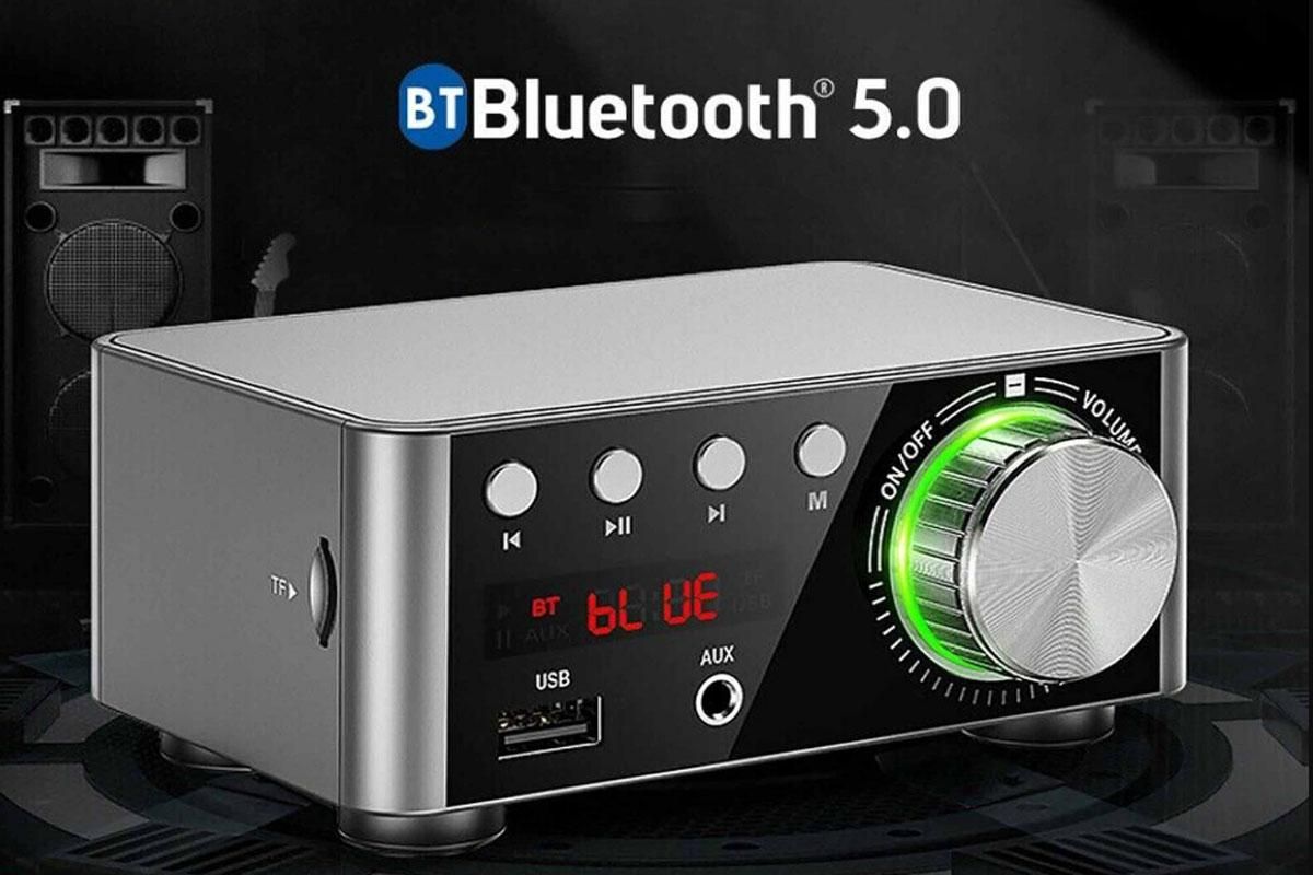 HIFI BT5.0 Digital Amplifier Stereo Audio Amp 2x80W Sound Power Audio Receiver Stereo AMP USB AUX for Phone Tablet Laptop - Image 6