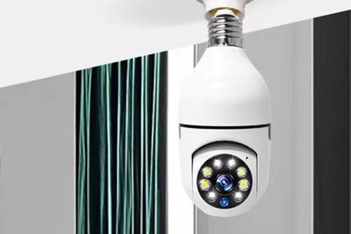 Light Bulb Security Camera HD WiFi IP Security Lamp Camera Bulb Light Camera Wireless WiFi Light Security Camera Home Security - Image 4