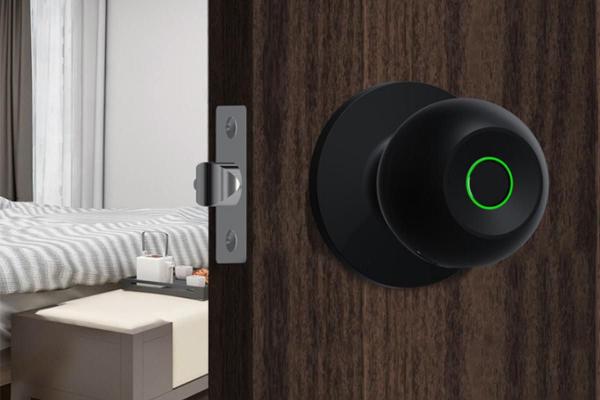 Fingerprint Door Lock Smart Fingerprint Door Knob with Lock Biometric Door Lock with App Control & Key Bluetooth Smart Door Lock with Handle - Image 5