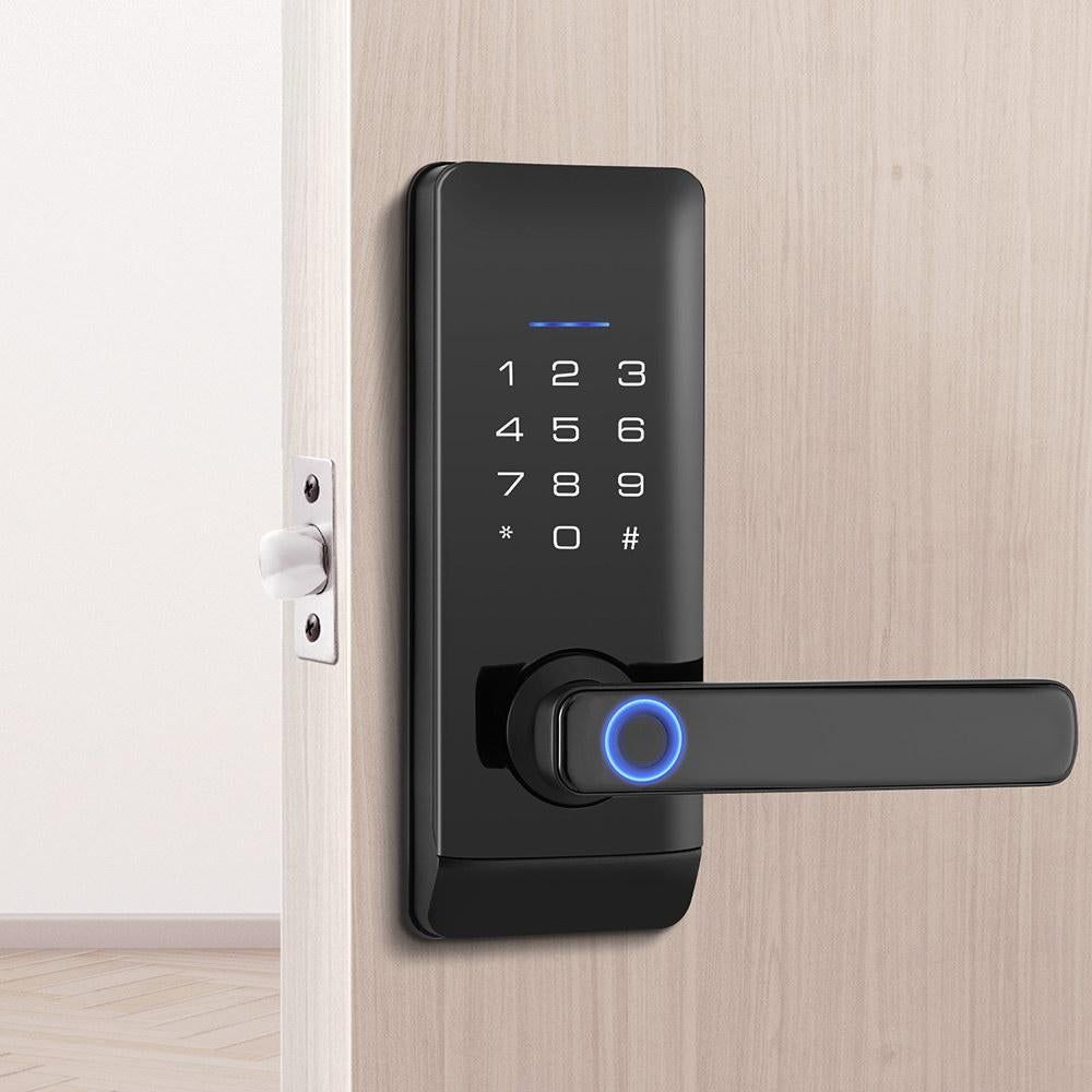 Fingerprint Door Lock Smart Fingerprint Door Knob with Lock Biometric Door Lock with App Control & Key Bluetooth Smart Door Lock with Handle - Image 7