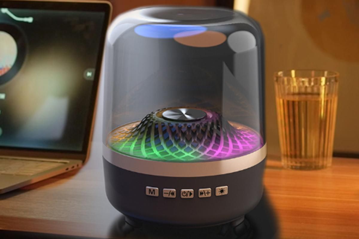 Portable Wireless Bluetooth Speaker with RGB Lights TWS Pairing for Party Outdoor Travel - Image 2