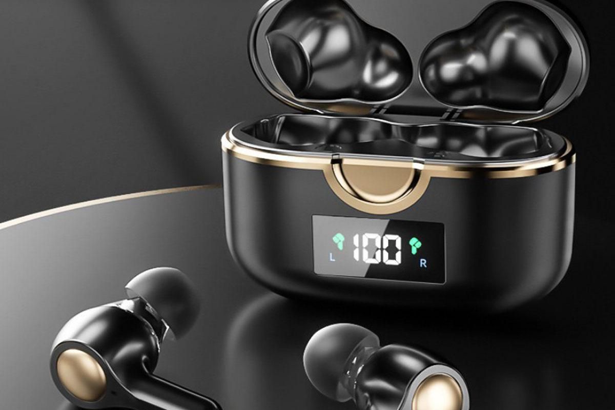 Wireless Earbuds Bluetooth Headphones Wireless Charging Case LED Display Over Ear Buds Mini Wireless Earbuds for Sports Workout - Image 2