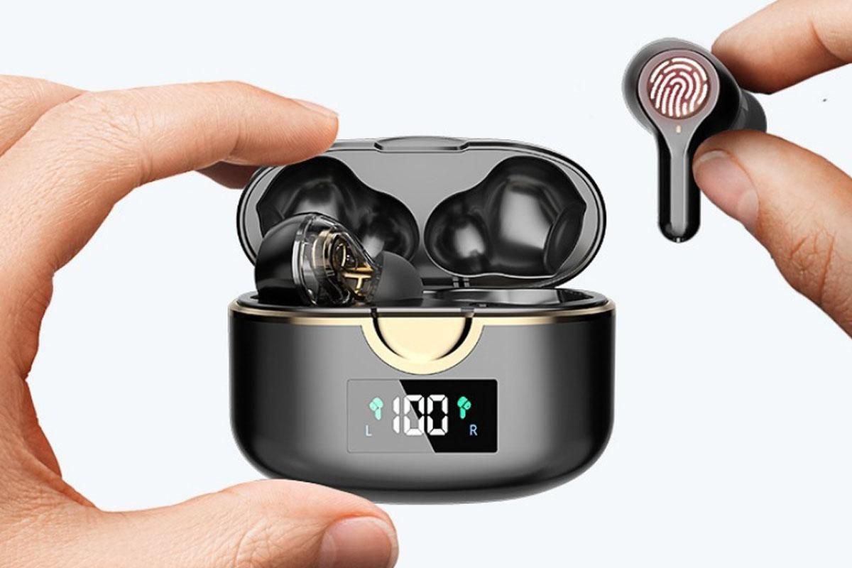 Wireless Earbuds Bluetooth Headphones Wireless Charging Case LED Display Over Ear Buds Mini Wireless Earbuds for Sports Workout - Image 4
