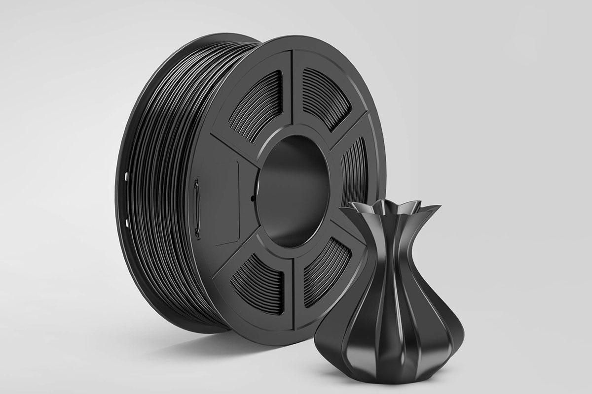 3D Printer Filament PLA Filament Spool 1.75mm 1Kg Each Spool -Black - Image 1