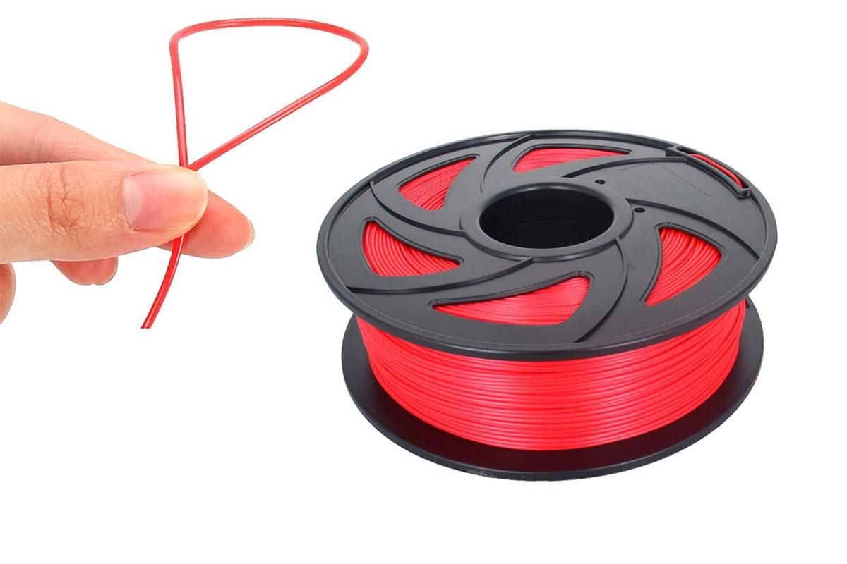 3D Printer Filament PLA Filament Spool 1.75mm 1Kg Each Spool -Red - Image 1