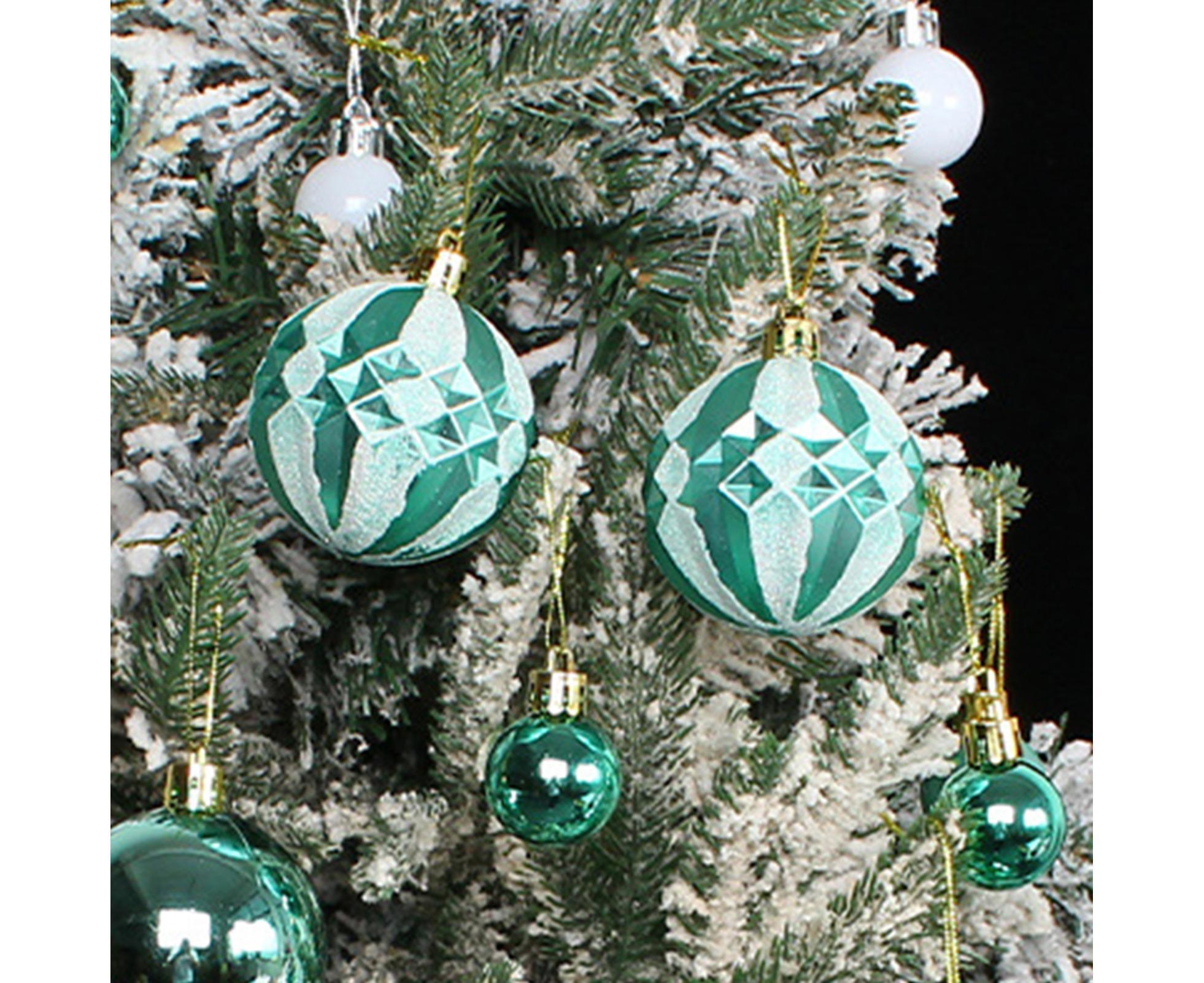Xmas Balls Round Shape-Green - Image 7