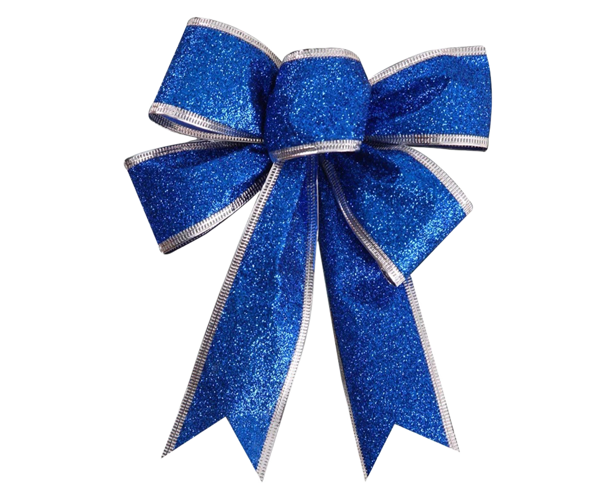 Fabric Xmas Bowknot-Blue - Image 1