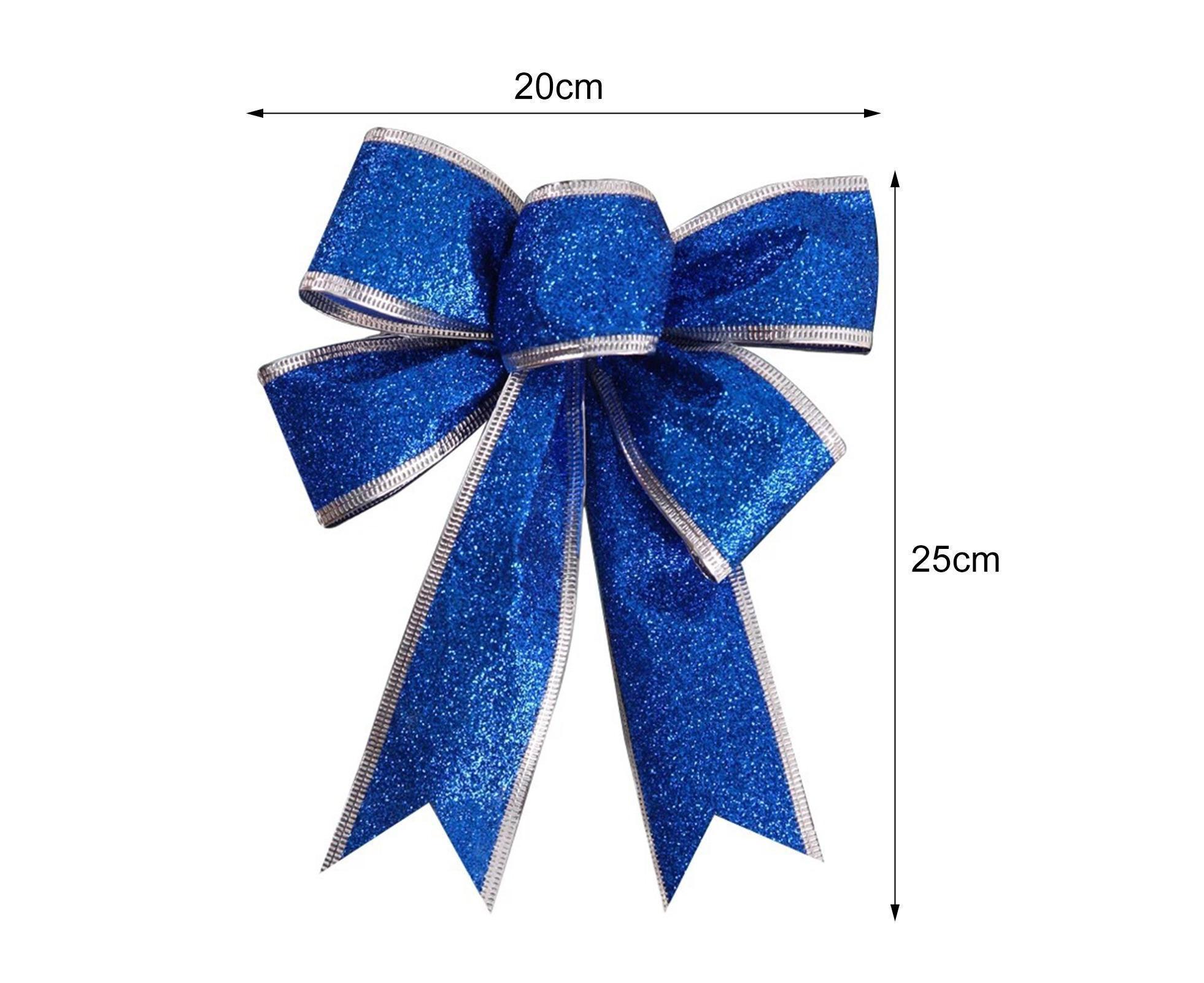 Fabric Xmas Bowknot-Blue - Image 3