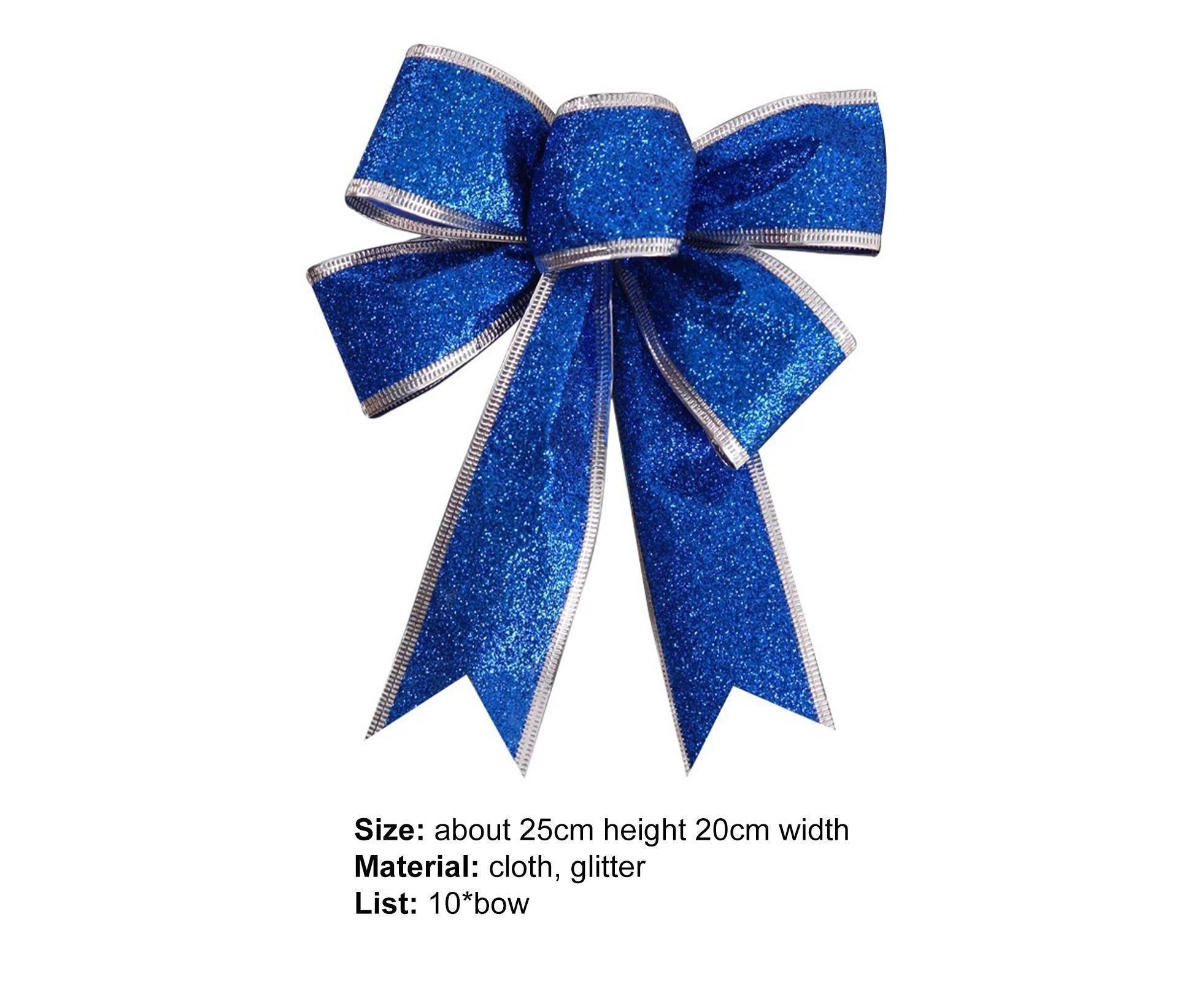 Fabric Xmas Bowknot-Blue - Image 6