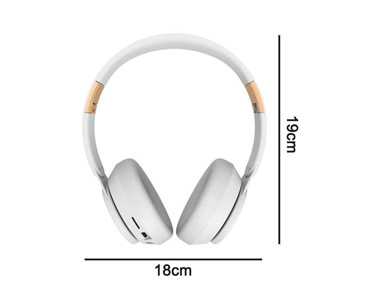 Wireless Headphones - Foldable Stereo - Bluetooth Over Ear Headset with Mic for Sports/Computer - Image 5