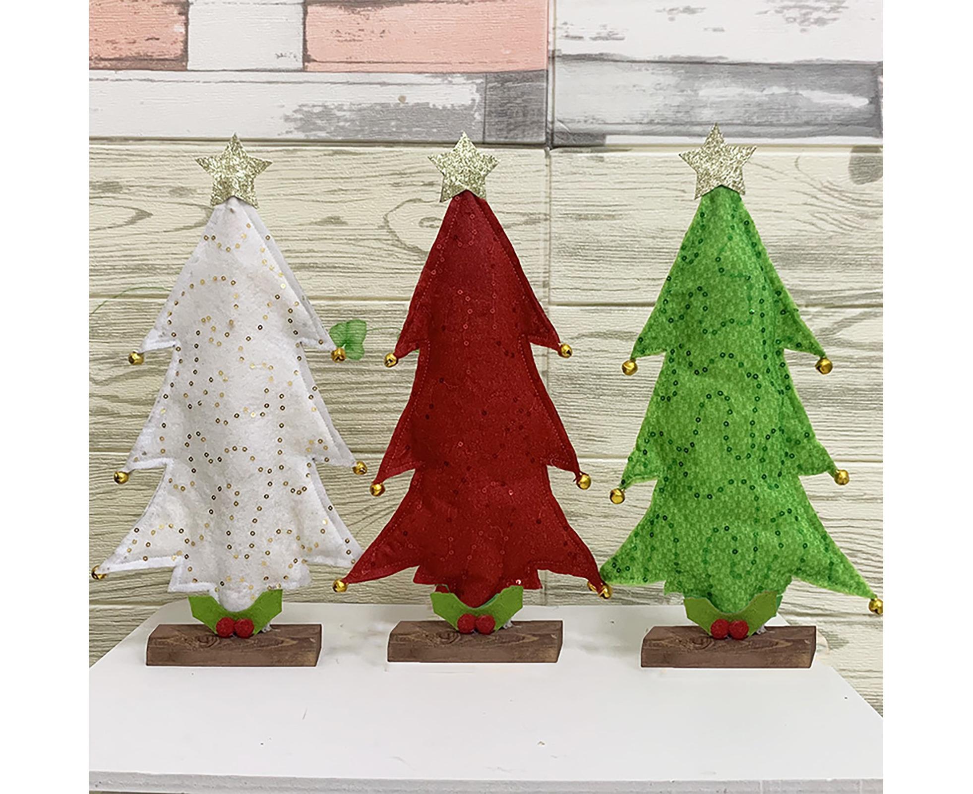 Luminous Mini Christmas Tree Desktop Display Mold Night Light Party Decor Gift-Green - Image 4