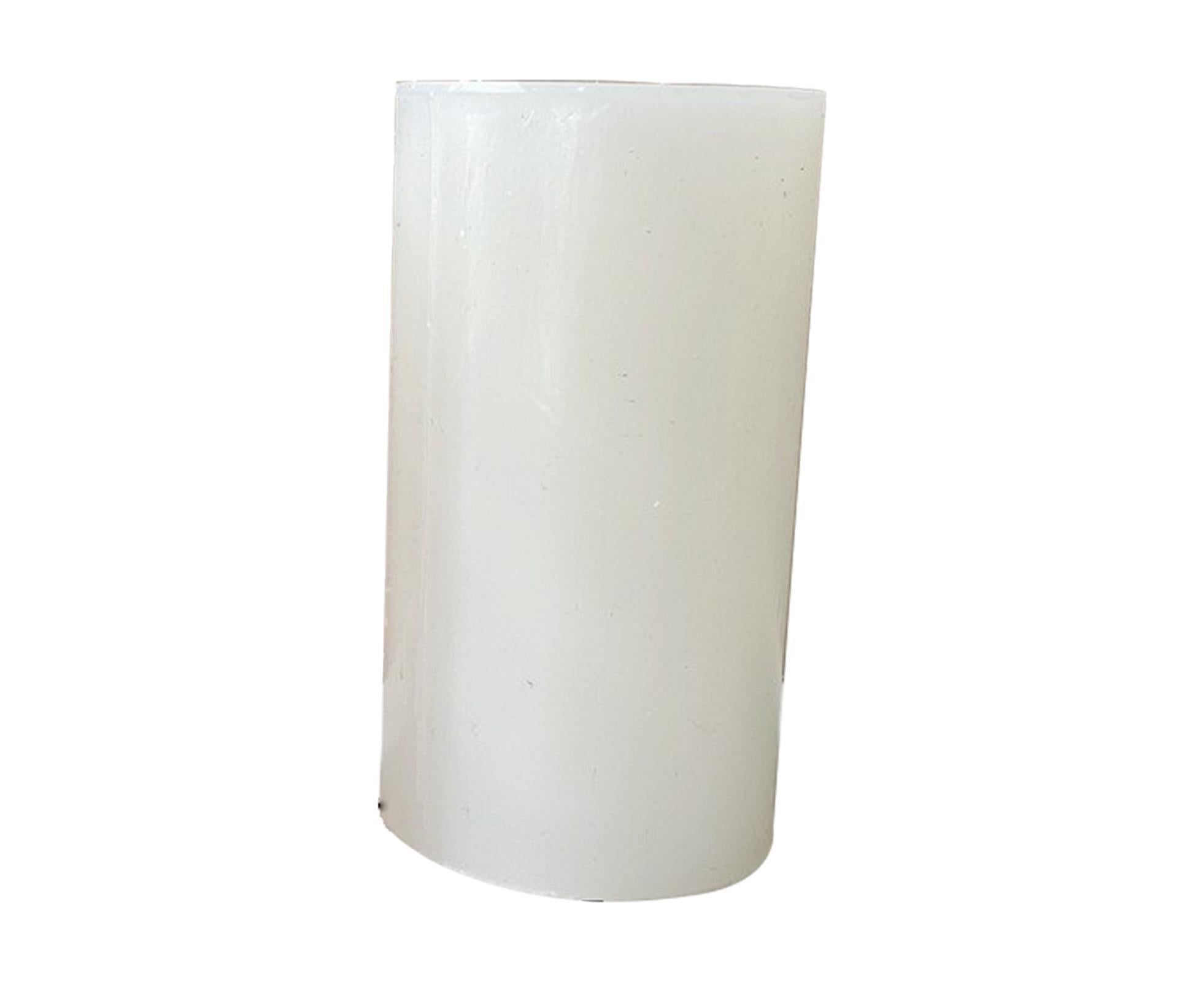 Candle Mold Non-stick DIY Silica Gel Rotating Cylinder Epoxy Resin Mold Home Ornament -White - Image 2