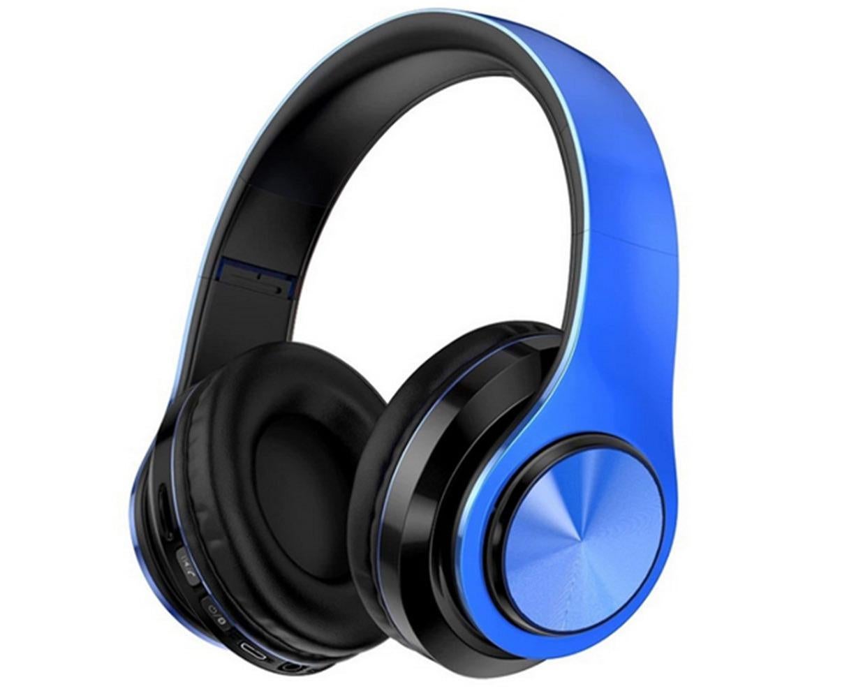 Bluetooth Headphones - Foldable & Lightweight - Wireless Stereo Headset with Mic for Travel/PC - Image 1