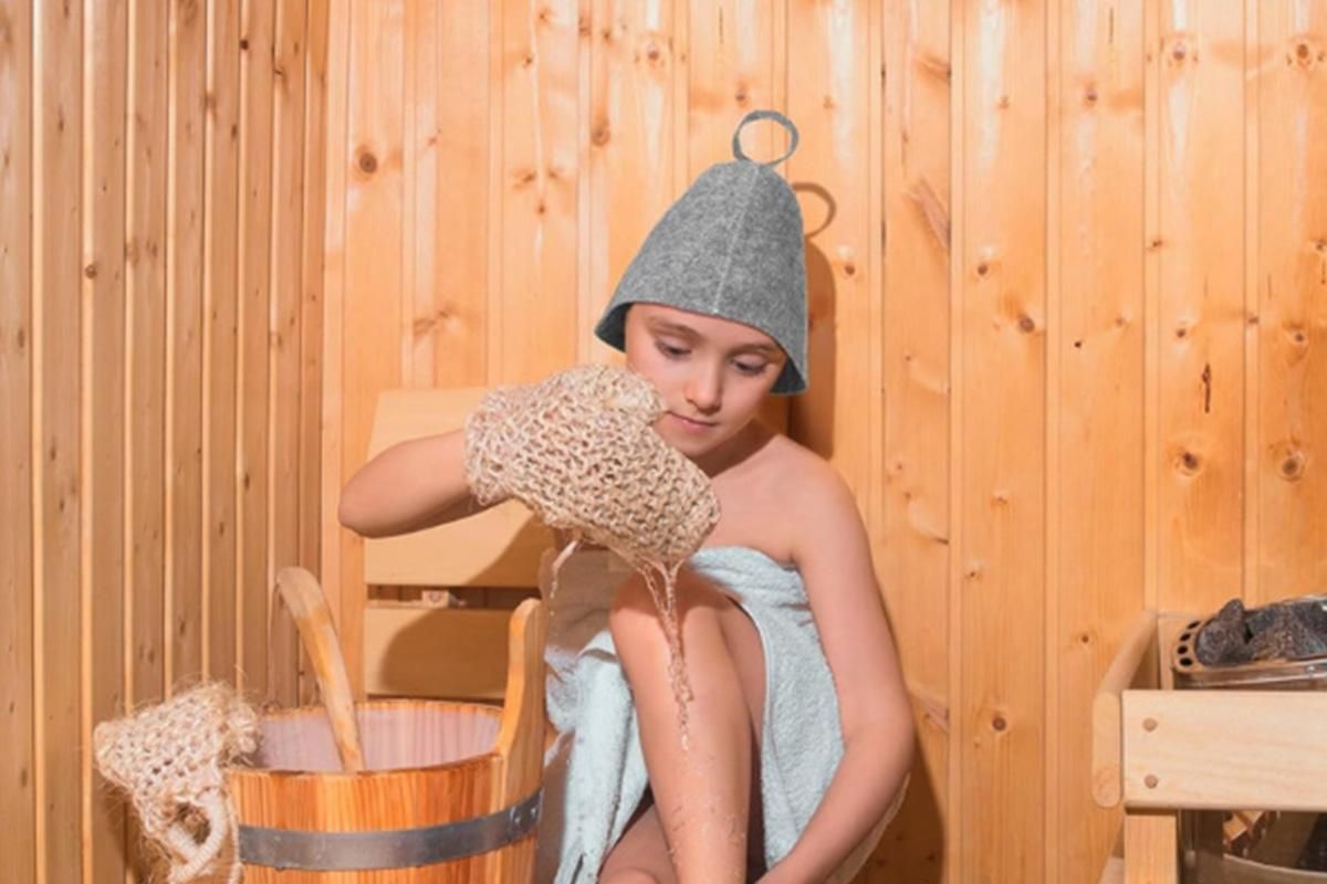 2-Pack Felt Sauna Hats - Quick Dry Bath Caps for Spa & Swimming (23x25cm) - Image 5
